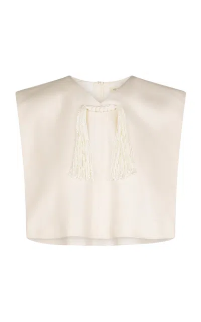 Heirlome Arrazola Silk Top In White