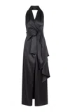 Heirlome Barbara Dress In Satin In Black