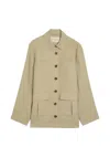 Heirlome Barn Button-up Jacket In Green