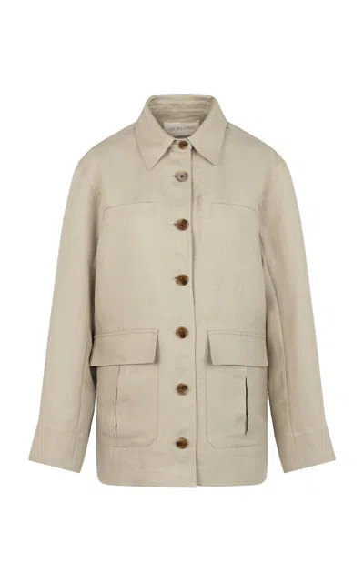 Heirlome Barn Linen Jacket In Neutral