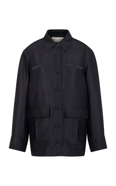 Heirlome Barn Silk Jacket In Black