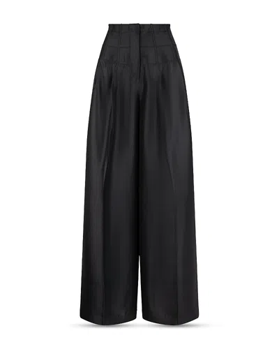 Heirlome Condesa Silk Trousers In Black
