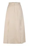 Heirlome Elodie Skirt In Dupioni In Ivory