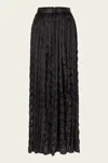 Heirlome Emma Pleated Maxi Skirt In Black