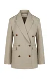 Heirlome Estelle Linen Blazer In Neutral