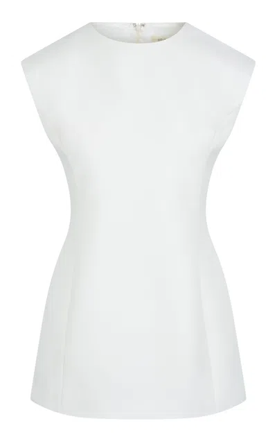 Heirlome Eve Wool-silk Top In White