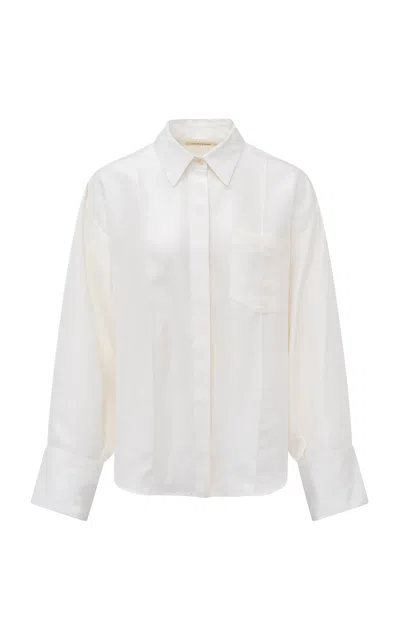 Heirlome Francis Silk Top In White