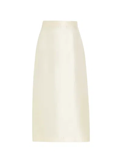 Heirlome Irene High-waisted Satin Skirt In Multi