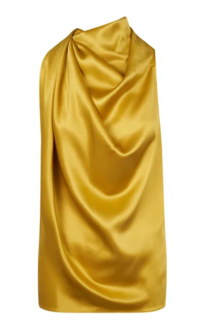 Heirlome Kate Silk Top In Yellow