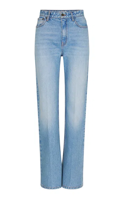 Heirlome Kit Rigid High-rise Skinny-leg Jeans In Blue