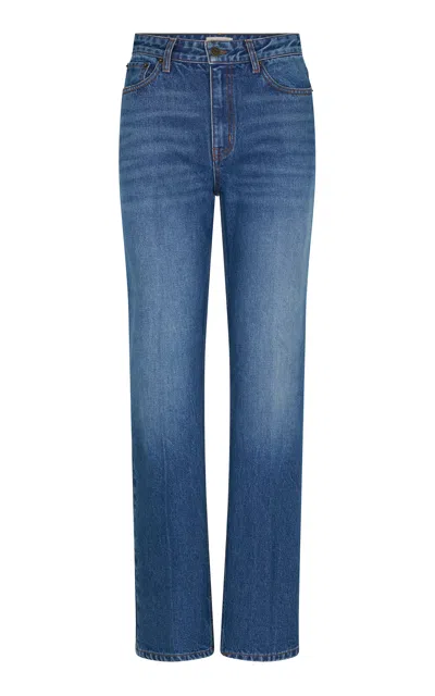 Heirlome Kit Rigid High-rise Skinny-leg Jeans In Blue