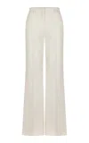 Heirlome Leyva Tailored Wool-silk Trousers In Ivory