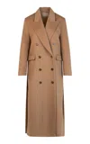 Heirlome Lilli Double-breasted Camel Hair Coat In Neutral