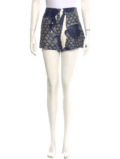 Pre-owned Heirlome Linen Mini Shorts W/ Tags In Blue