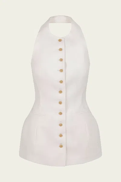 Heirlome Lupita Top In Ivory In Animal Print