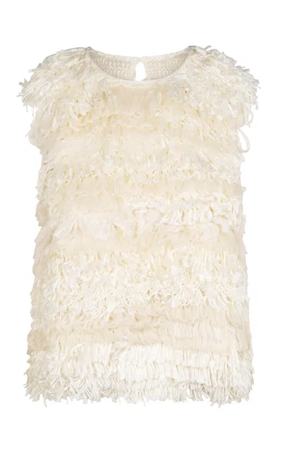 Heirlome Mai Silk Top In Neutral