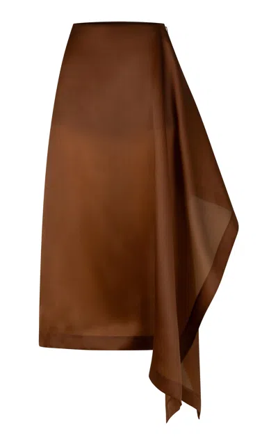 Heirlome Mel Skort In Organza In Brown