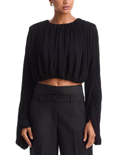 Heirlome Micka Ruched Top In Black