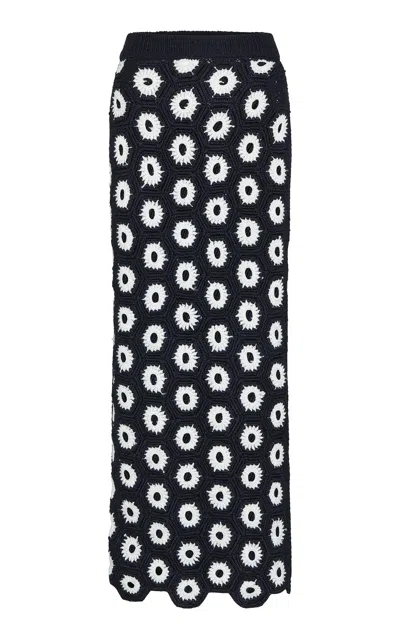 Heirlome Miel Silk Maxi Skirt In Multi