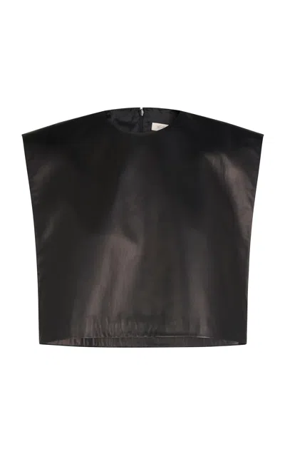 Heirlome Milagros Leather Top In Black