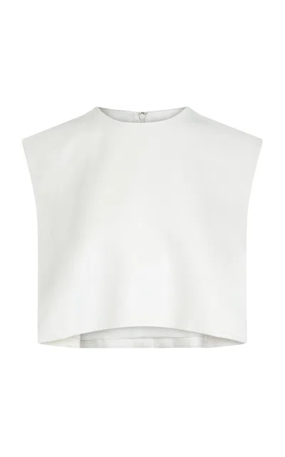 Heirlome Milagros Silk Satin Top In White
