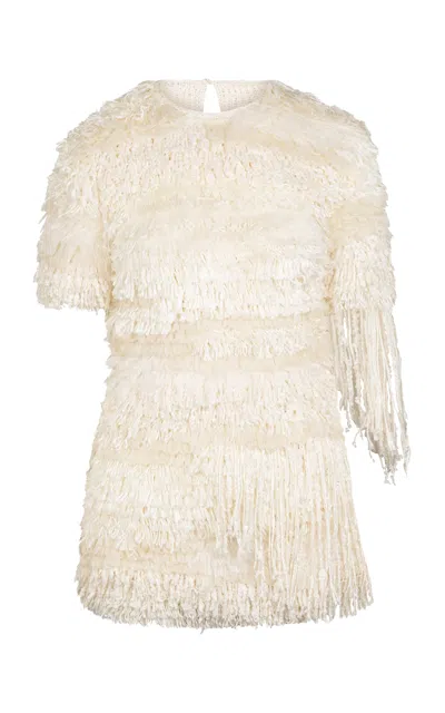 Heirlome Nadia Silk Top In Neutral