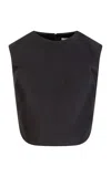 Heirlome Noa Sleeveless Wool-silk Top In Black