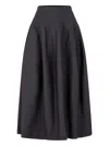 Heirlome Panelled Midi Skirt In Black