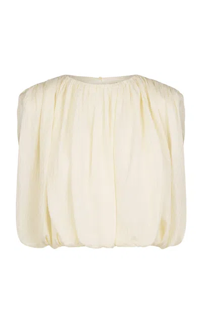 Heirlome Penelope Silk Top In White