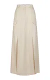Heirlome Phoenix Silk Maxi Skirt In Neutral