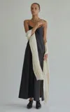 Heirlome Rebozo Fringed Silk Shawl By Arturo Estrada In Ivory