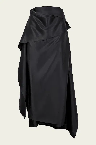 Heirlome Rosario Skirt In Black In Blue