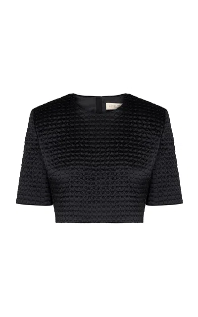 Heirlome Ryan Silk Top In Black
