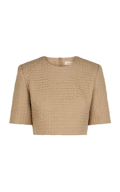 Heirlome Ryan Silk Top In Neutral