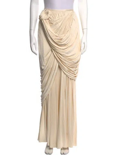 Pre-owned Heirlome Silk Long Skirt W/ Tags In Neutrals