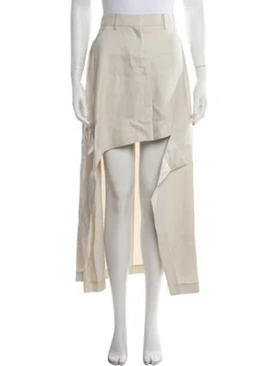 Pre-owned Heirlome Silk Long Skirt W/ Tags In Neutrals