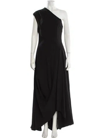 Pre-owned Heirlome Silk Midi Length Dress W/ Tags In Black