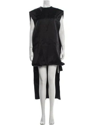 Pre-owned Heirlome Silk Mini Dress In Black