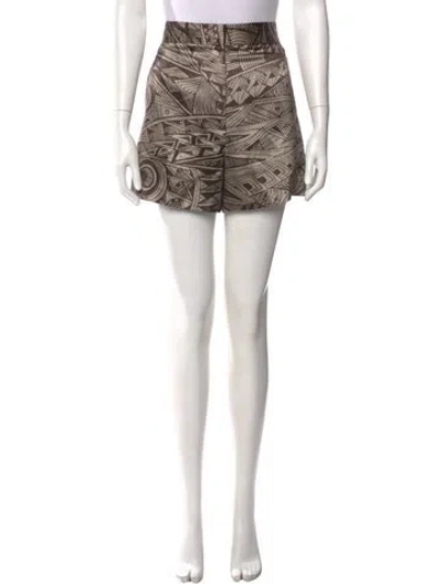Pre-owned Heirlome Silk Mini Shorts In Multi