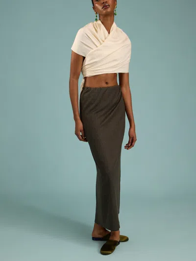 Heirlome Silk Rebozo (98.5in/2.5m) In White