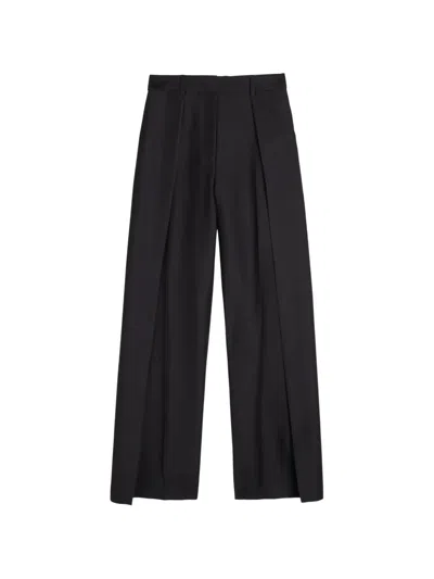 Heirlome Tove Pleated Trousers In Black