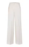 Heirlome Valentina Wool-silk Trousers In White