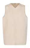 Heirlome Valerie Top In Dupioni In Ivory