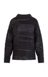 Heirlome Vida Oversized Silk-cashmere Sweater In Black