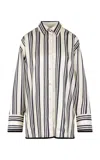 Heirlome Vivi Striped Silk Button-down Shirt