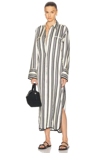 HEIRLOME VIVIANA STRIPE SHIRT DRESS