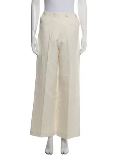 Pre-owned Heirlome Wide Leg Pants In Neutrals