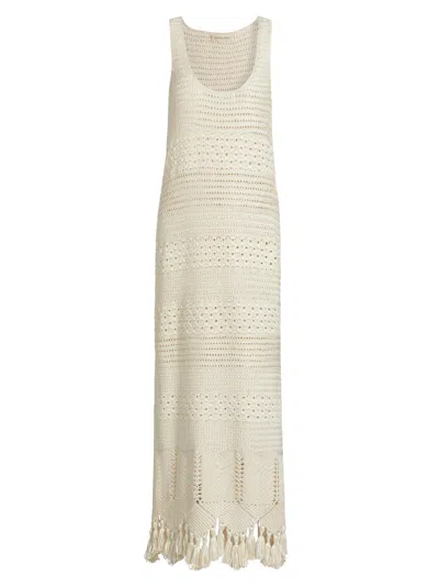 Heirlome Women's Ophelia Crochet Maxi Dress In Sand