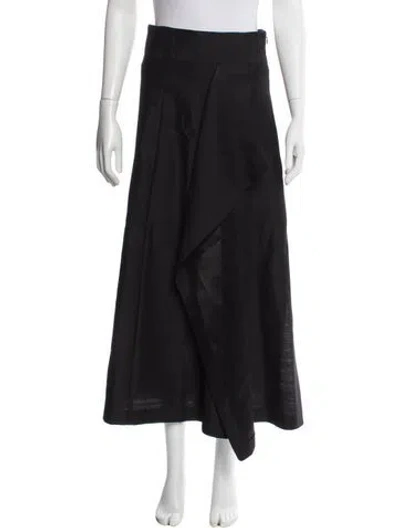 Pre-owned Heirlome Wool Midi Length Skirt In Gray