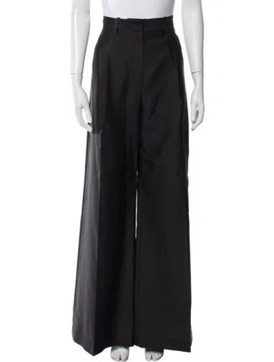 Pre-owned Heirlome Wool Wide Leg Pants W/ Tags In Black